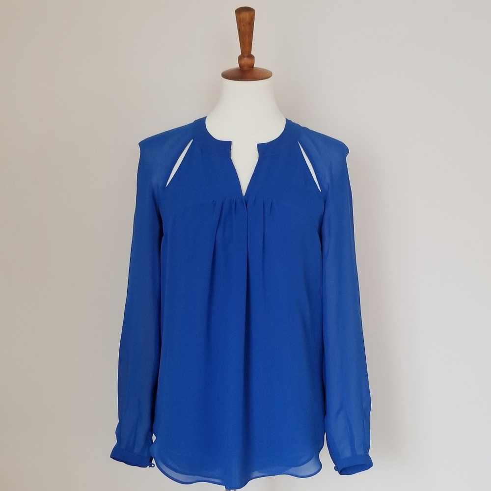 1. State Cold Shoulder Blouse